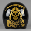 Mosaic Helmet Decal Design: Golden Grim Reaper