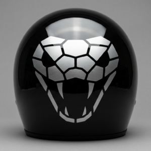 Mosaic Helmet Decal Design: Viper-Head