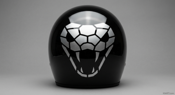 Mosaic Helmet Decal Design: Viper-Head